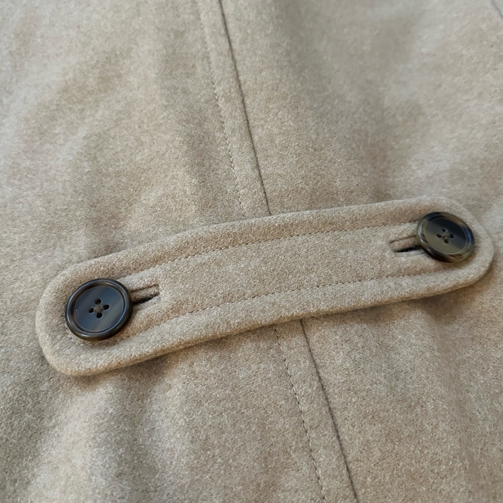Banana Republic Camel Wool Blend Peacoat Jacket - Picture 6 of 9